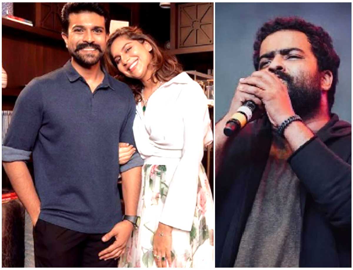 Kaala Bhairava gives soulful surprise to Charan - Upasana