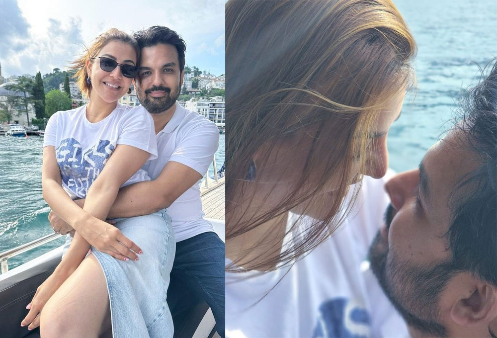 Kajal Enjoys A Vacation With Her Hubby