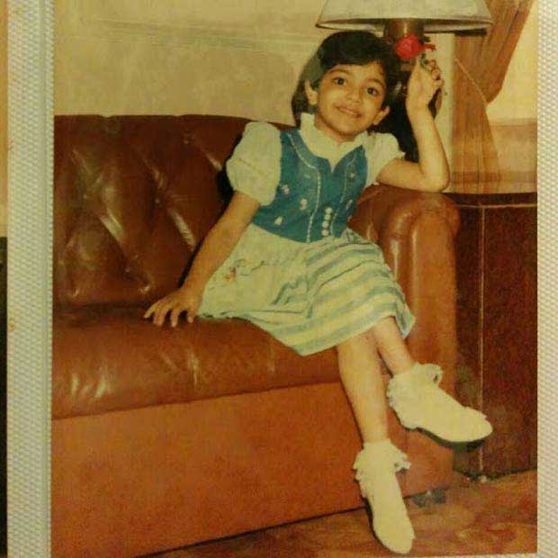 Kajal Looks So Cute in Her Childhood