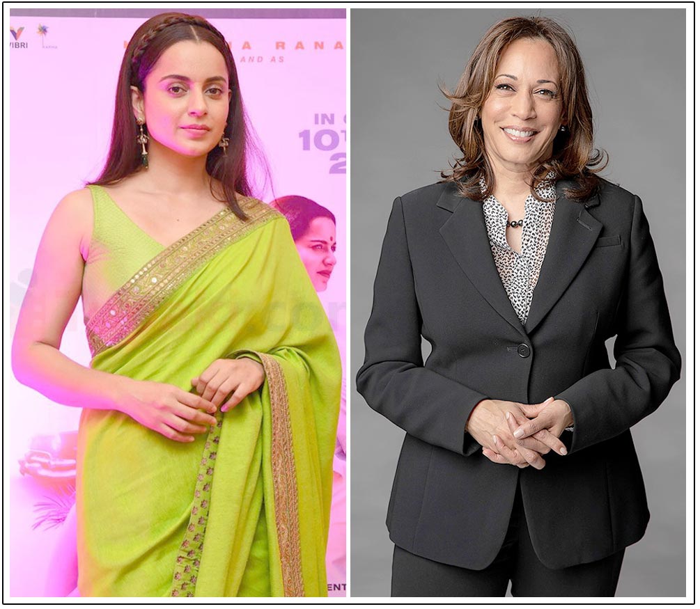 Kangana Ranaut Attacks those who are trolling US Vice President Kamala Harris