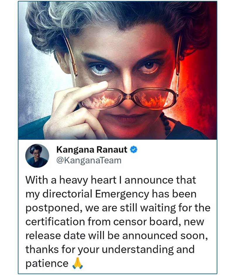 Kangana Ranaut Emergency delayed due to this reason