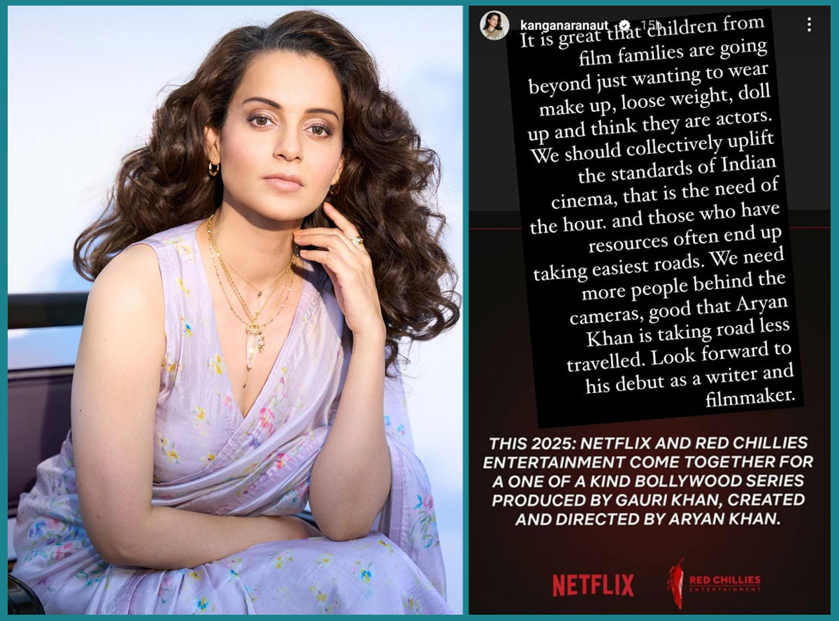 Kangana Ranaut Praises Shah Rukh Khan Son Aryan Khan