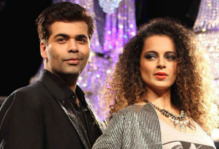 Karan Johar and Kangana Ranaut