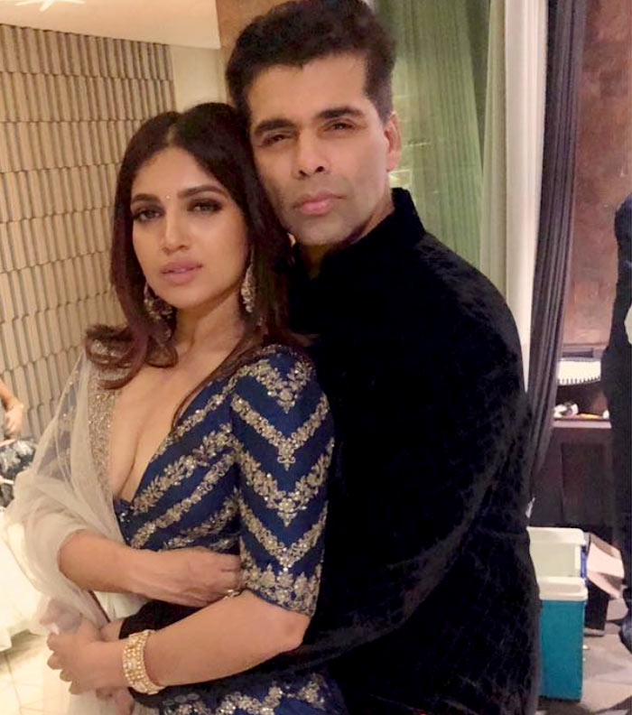 Karan Johar Hugs Bhumi Pednekar