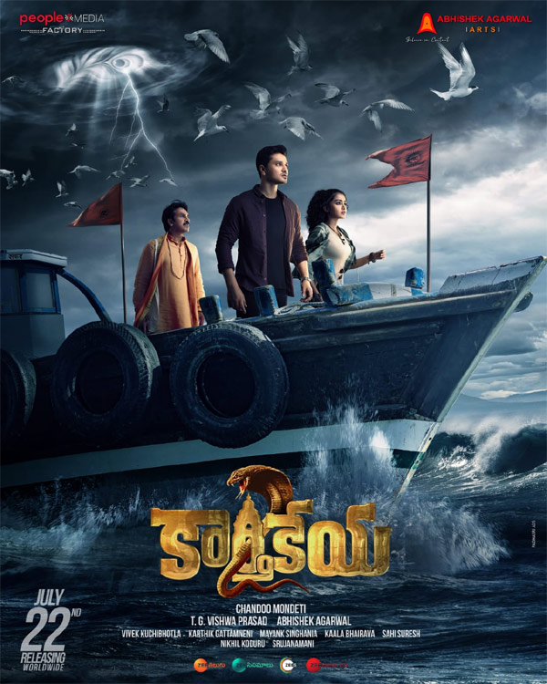 Karthikeya 2 first look and motion poster goes viral 