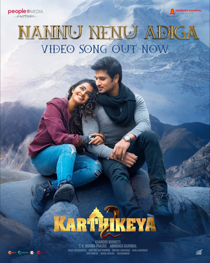 Karthikeya 2: Nannu Nenu Adigaa  song out