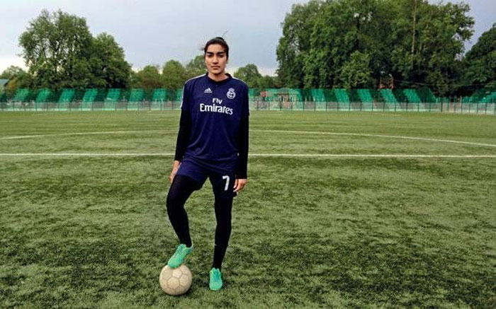 Kashmiri footballer Afshan Ashiq