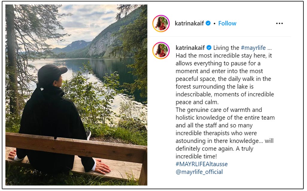 Katrina Kaif Finds Tranquility in Austria Amidst Pregnancy Rumors