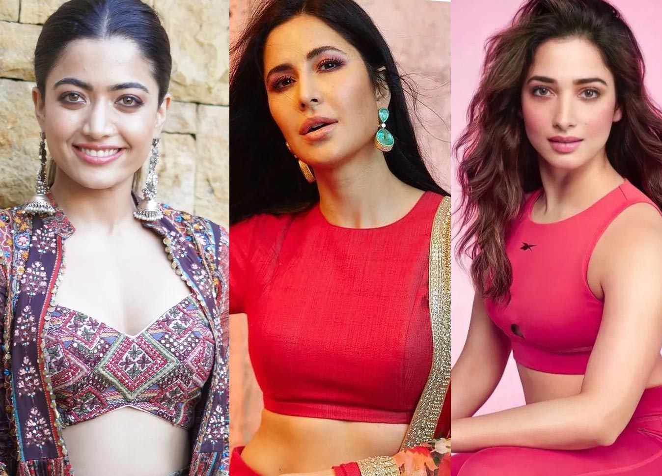 Katrina Kaif, Rashmika Mandanna, Tamannah Bhatia