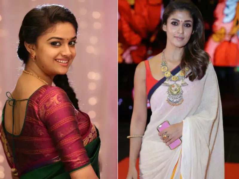 Keerthy Suresh and Nayantara