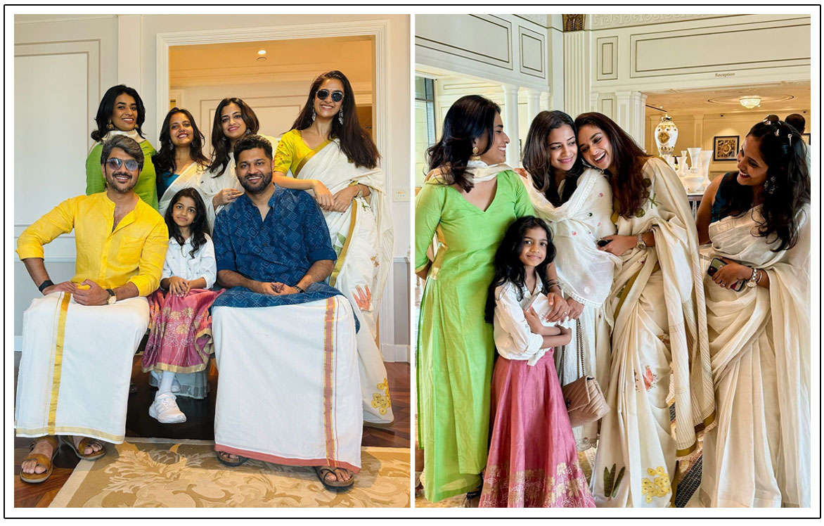  Keerthy Suresh Celebrates Onam With Family In Dubai