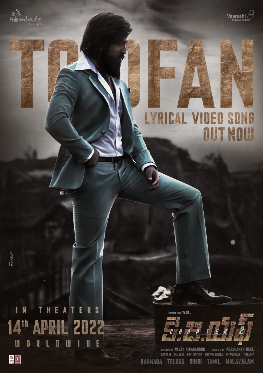 KGF2 toofan song creates a mass toofan