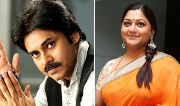 Khushbu with Pawan Kalyan