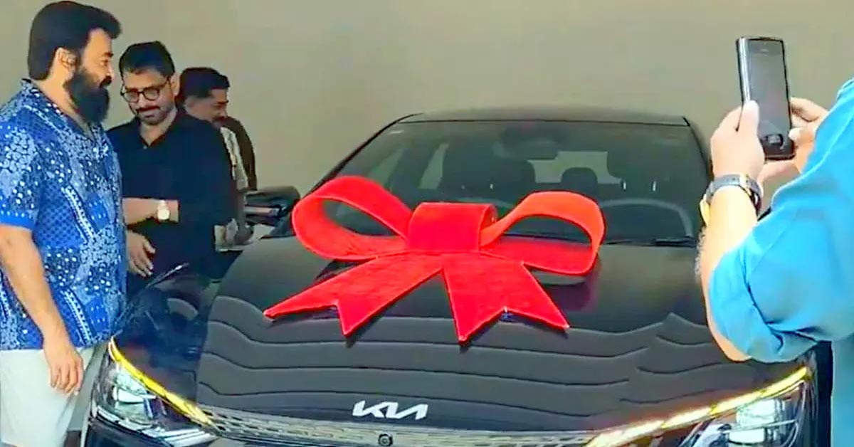 KIA EV 6 For Mohanlal On His Birthday