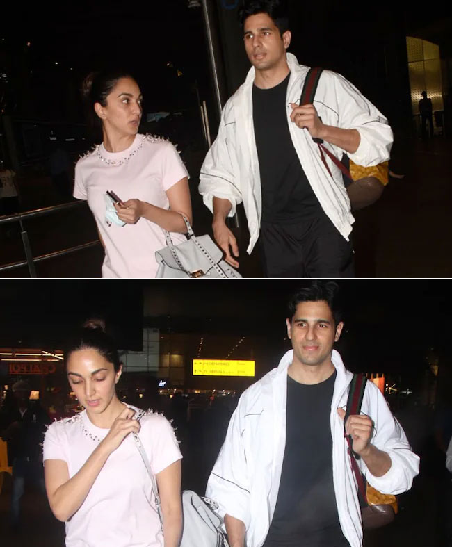 Kiara Advani,Siddharth returns from Dubai