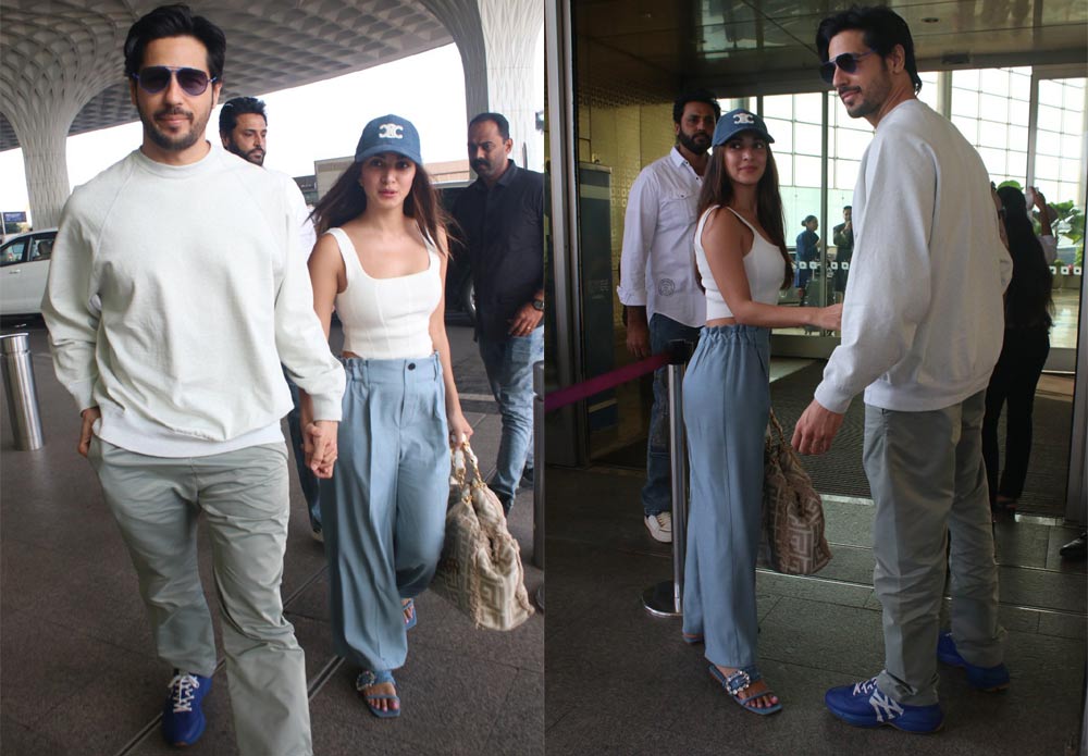 Kiara, Sidharth Spotted at the Airport