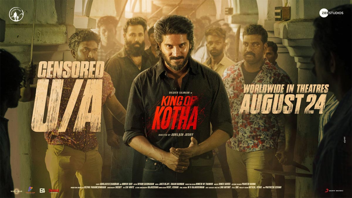 King of Kotha Completed  Censor formalities