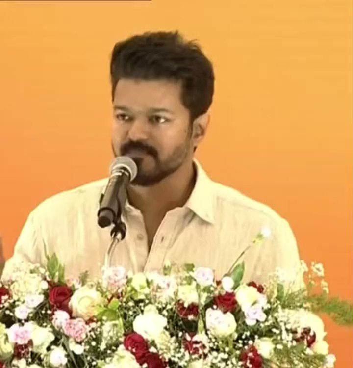 Vijay Delivers His First Political Speech | cinejosh.com