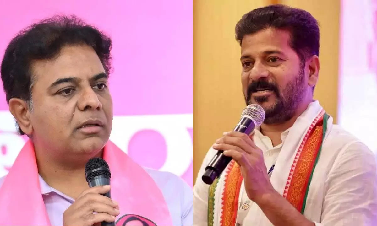 KTR swept away by Revanth Reddy Storm