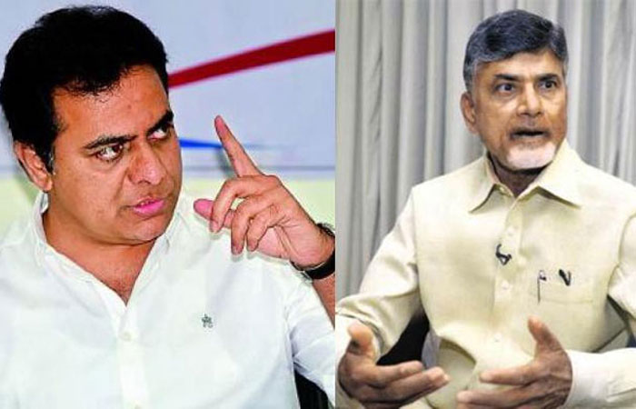 KTR Takes a Dig at Chandrababu Naidu