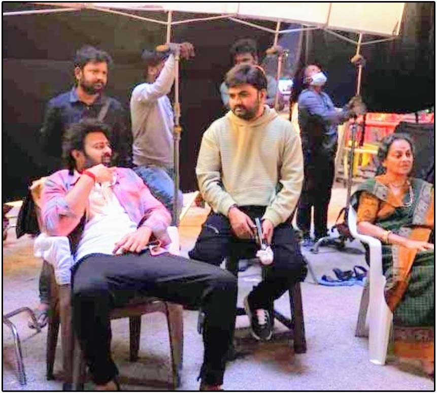 Leaked Pic : Prabhas in Maruthi Movie Shoot