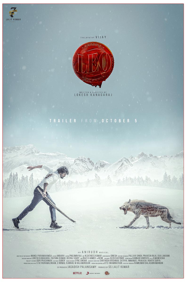 LEO Trailer Releasing On Oct 5th