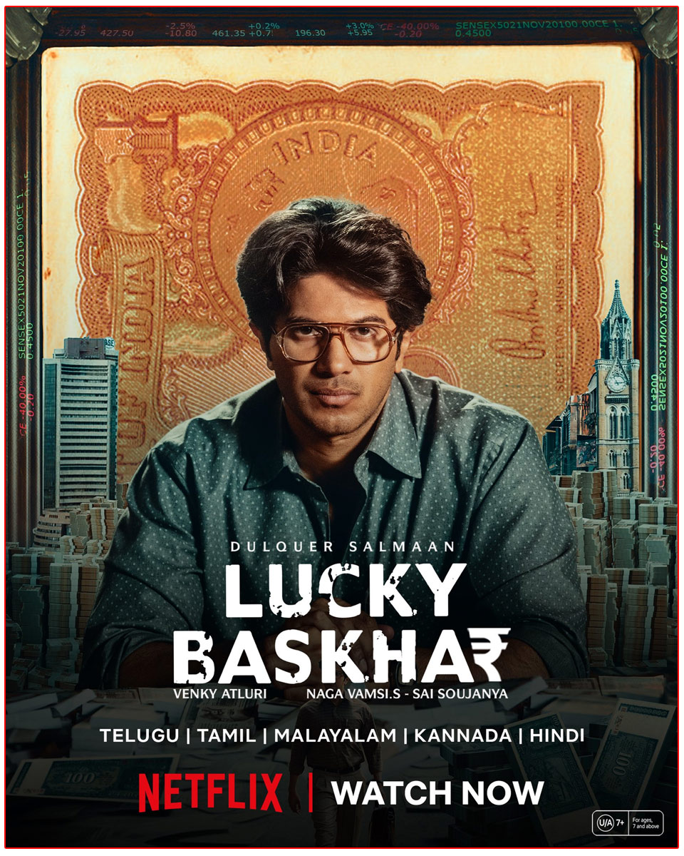 Lucky Baskhar currently stands as the number one movie on Netflix