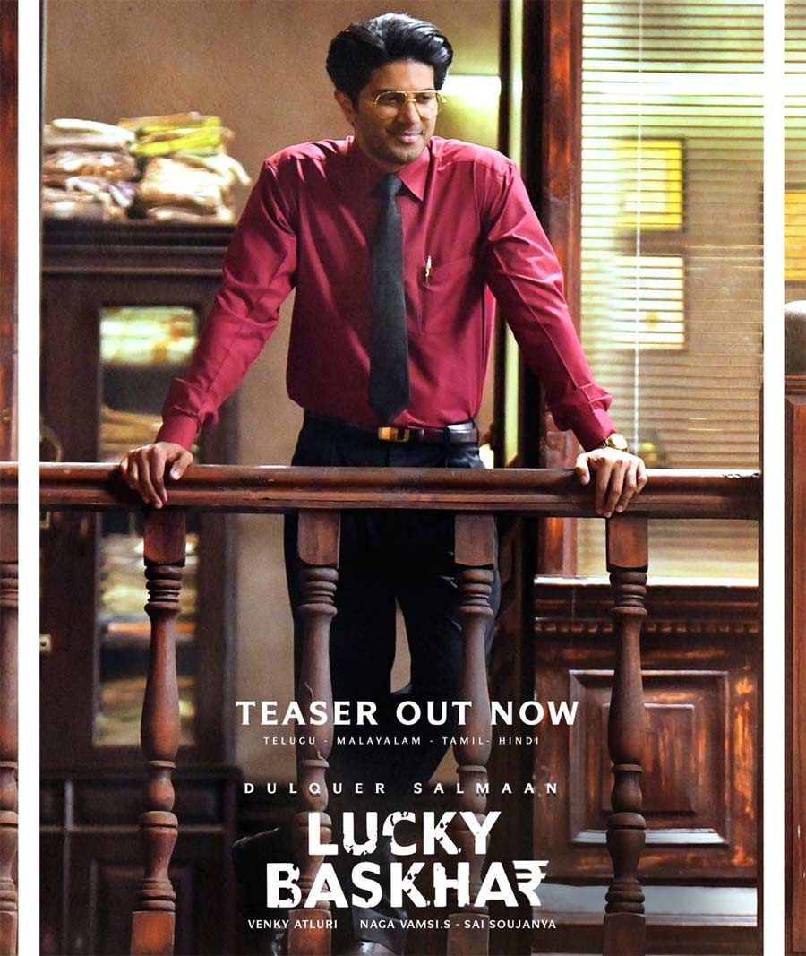 Dulquer Salmaan Lucky Baskhar Teaser Review | Cinejosh.com