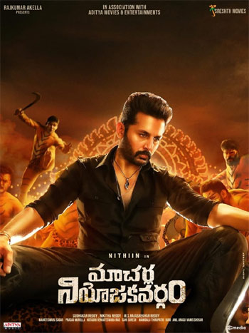  Macherla Niyojaka Vargam: Nithin's first look goes viral 