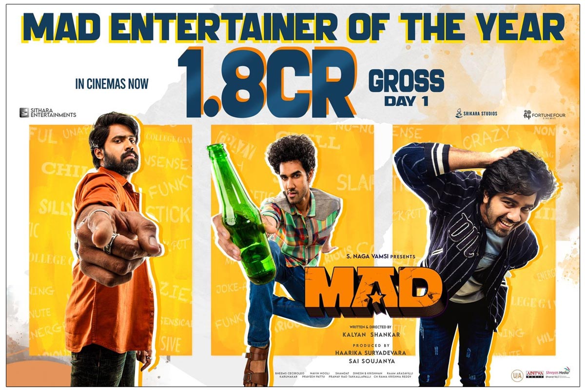 MAD Collected Rs 1.8crs gross on the first day