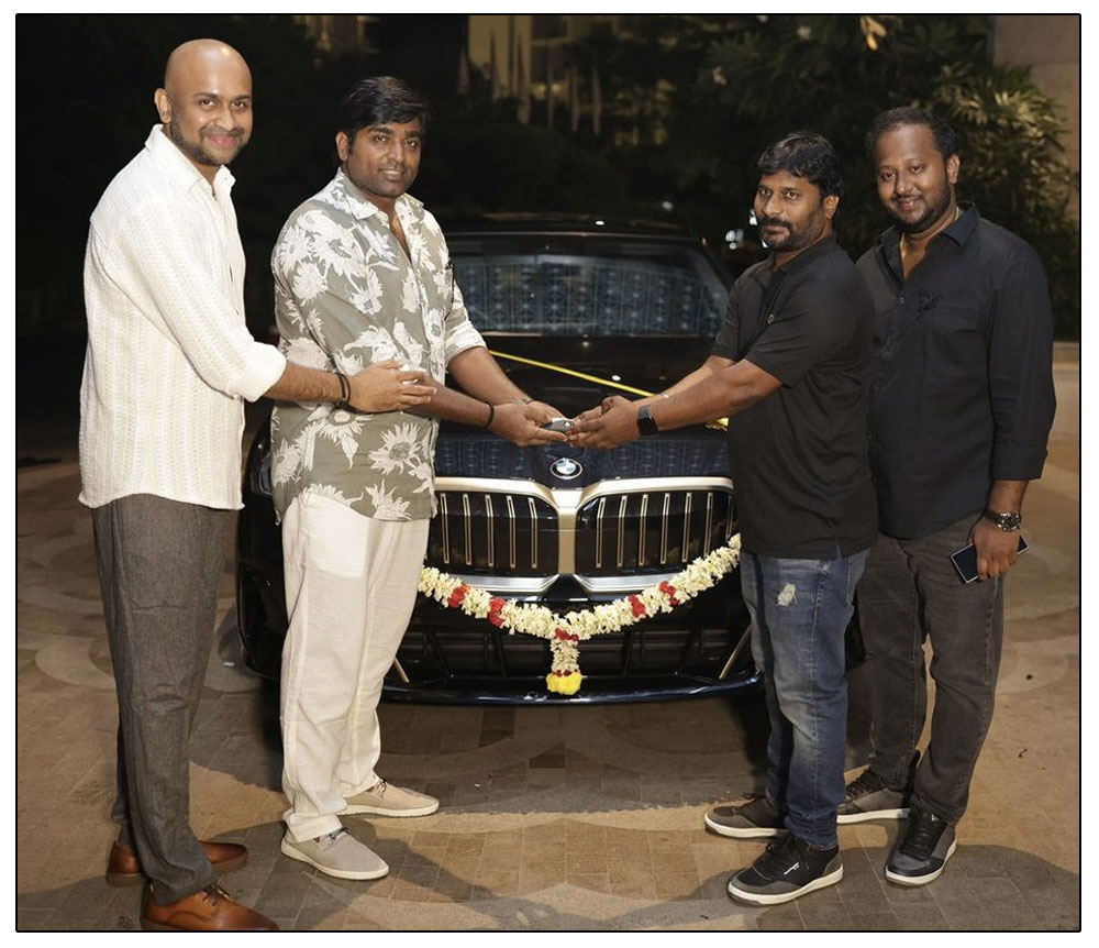 Maharaja Celebrates Success with BMW Gift for Director Nithilan Swaminathan