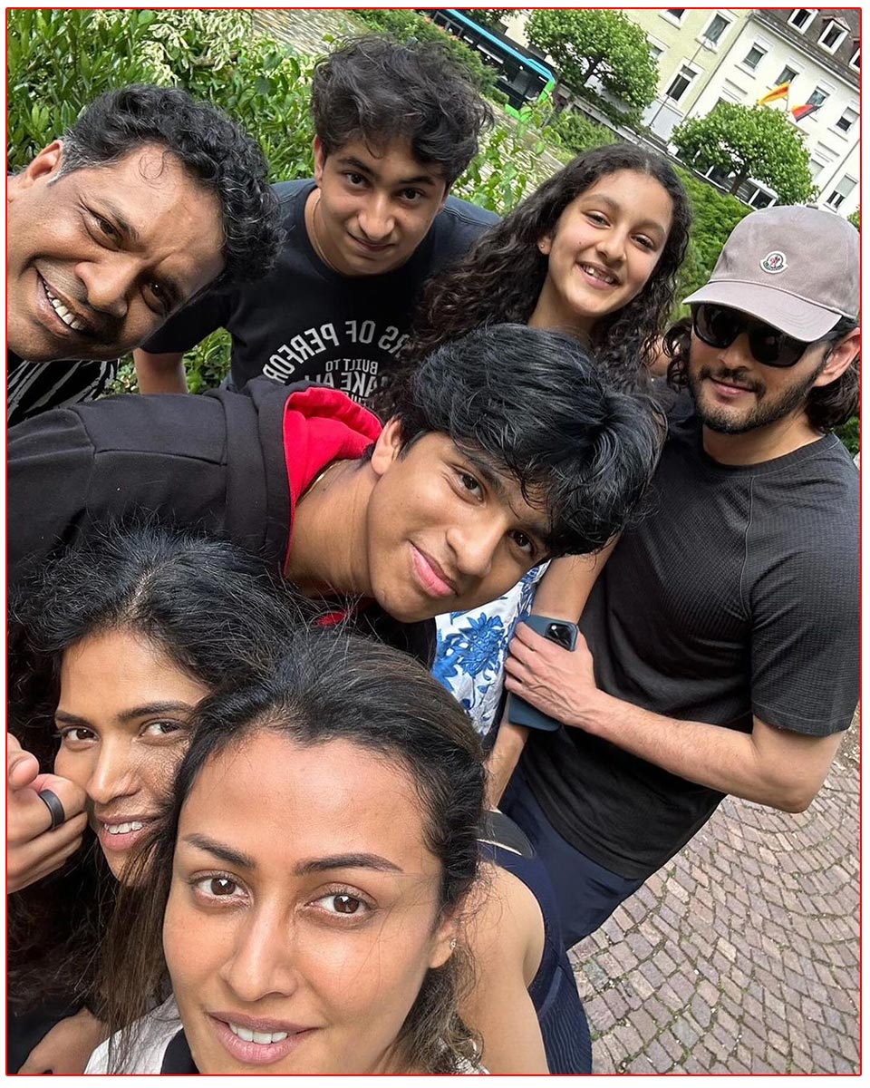 Mahesh Babu Enjoying A Vacation With His Family