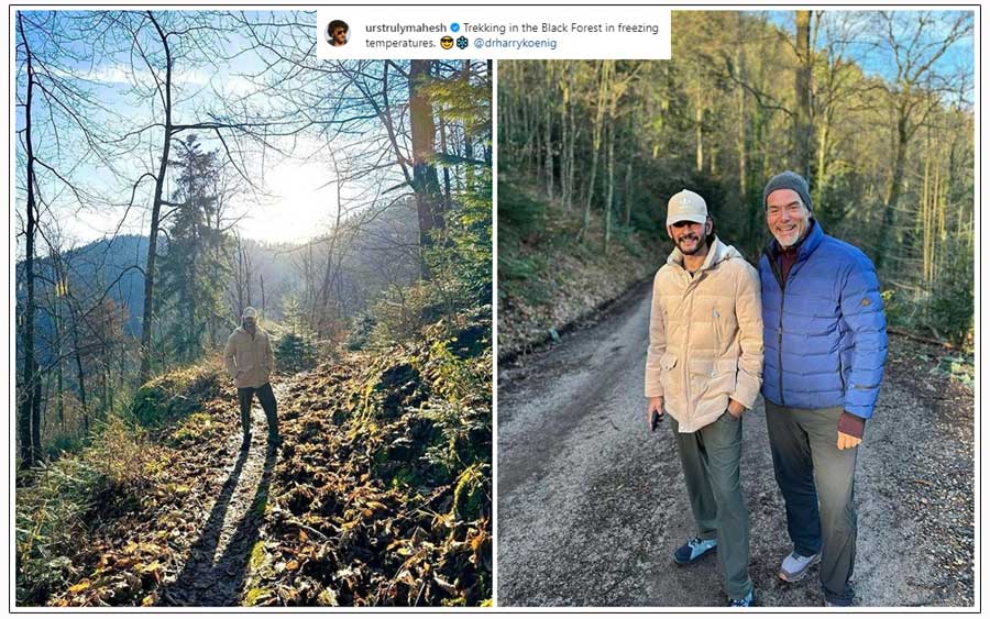 Mahesh having a trek in freezing temperatures for SSMB 29