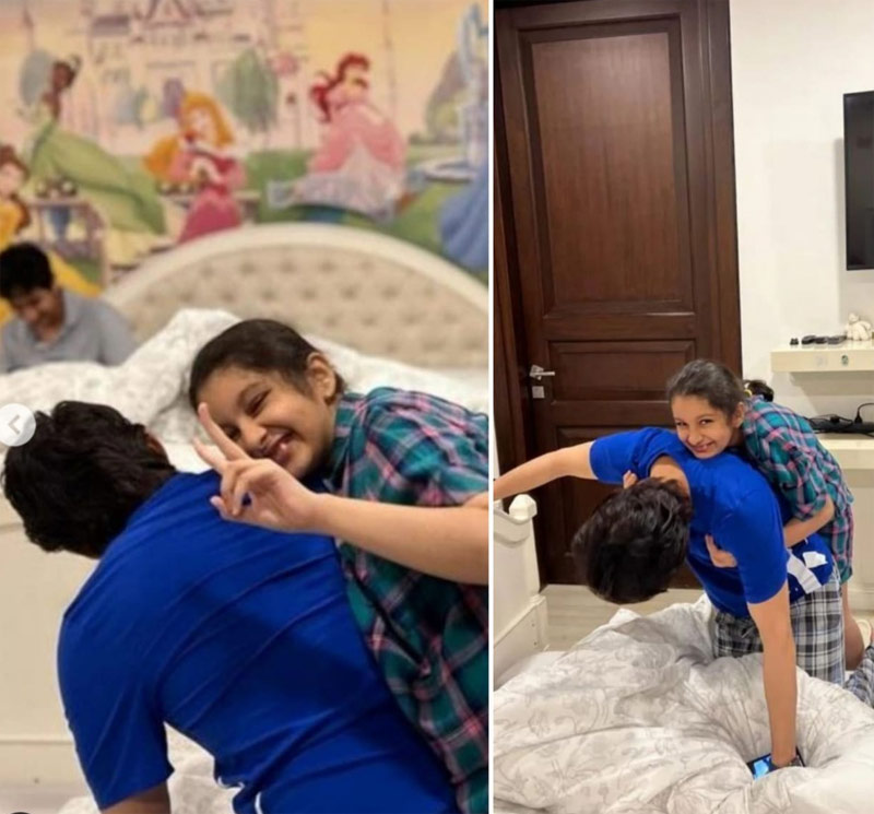 Mahesh-Sitara's playful snap steals hearts