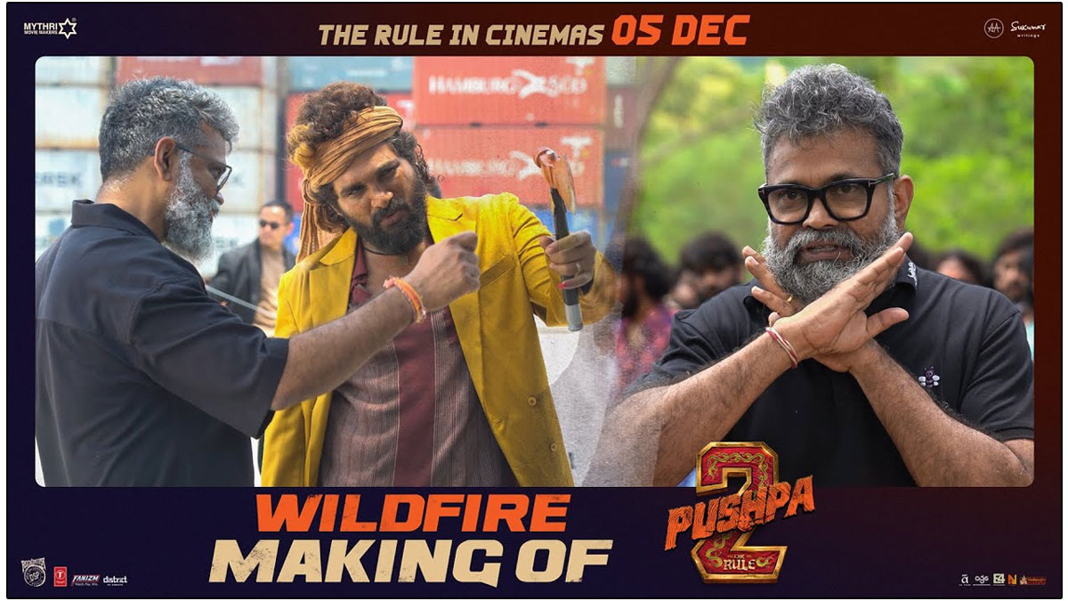 Makers released the Pushpa 2 The Rule making video