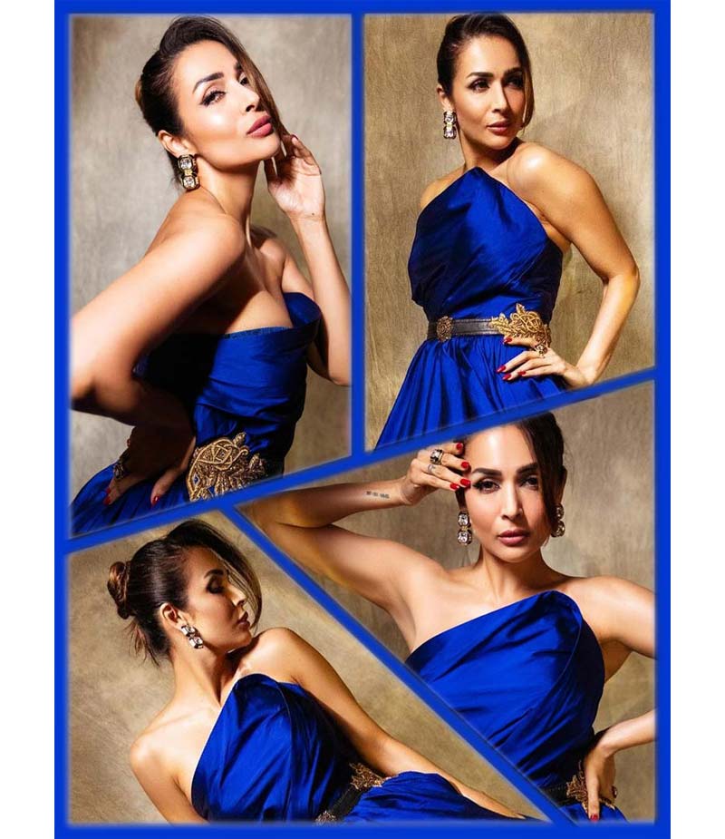 Malaika Arora is dazzling in a blue outfit