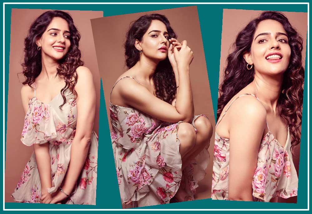 Malvi Malhotra looks fabulous in a floral dress