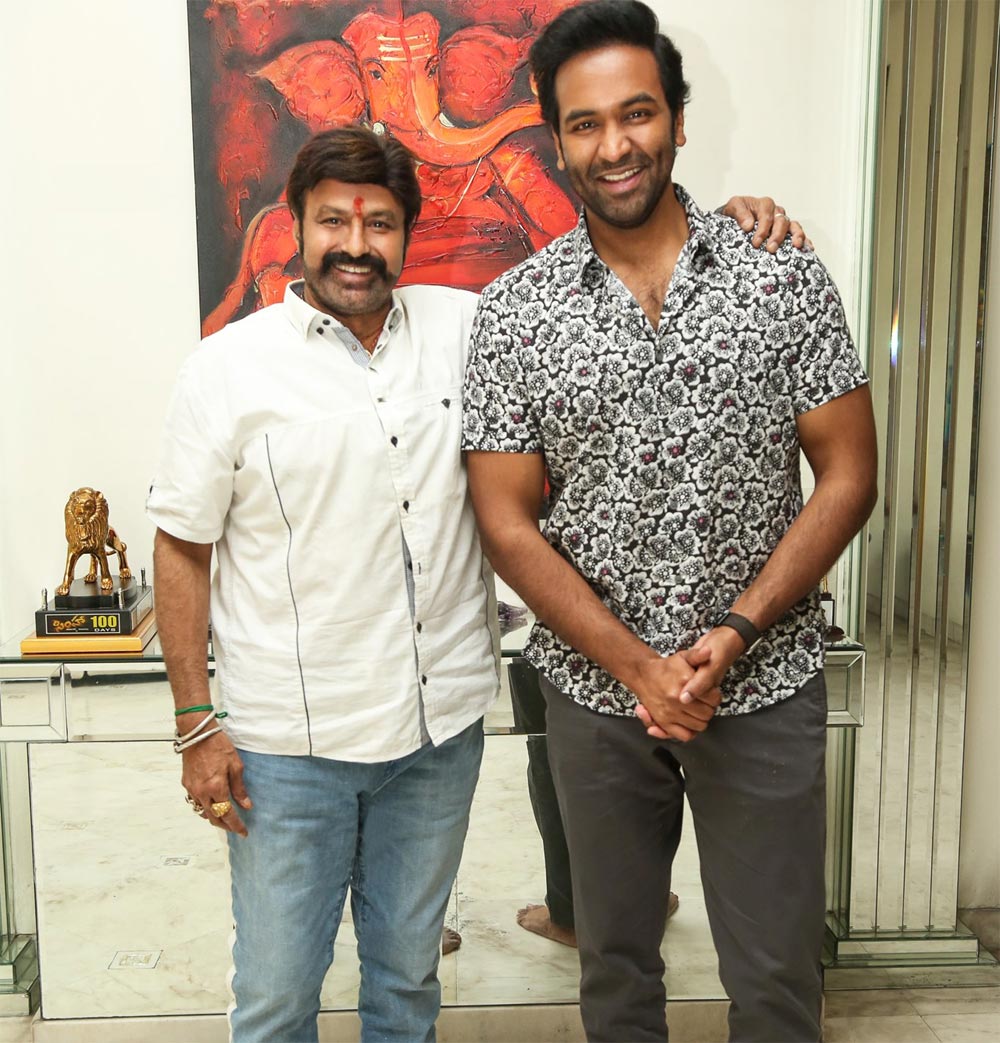 Manchu Vishnu meets Balakrishna