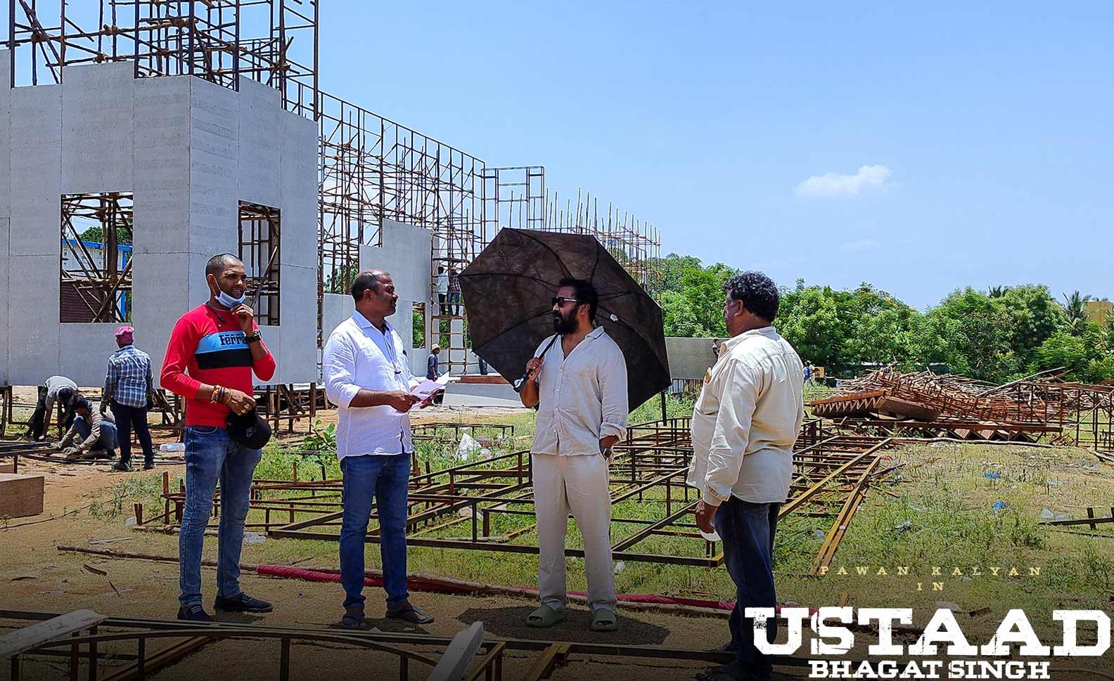 Massive Set Erected For Pawan Kalyan, Harish Shankar Ustaad Bhagat Singh