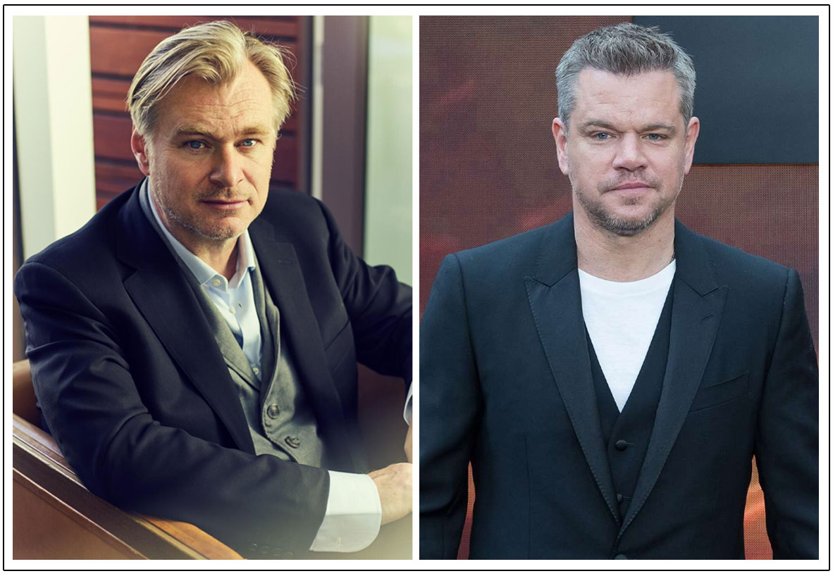  Matt Damon is in talks to star in Christopher Nolan Next Film