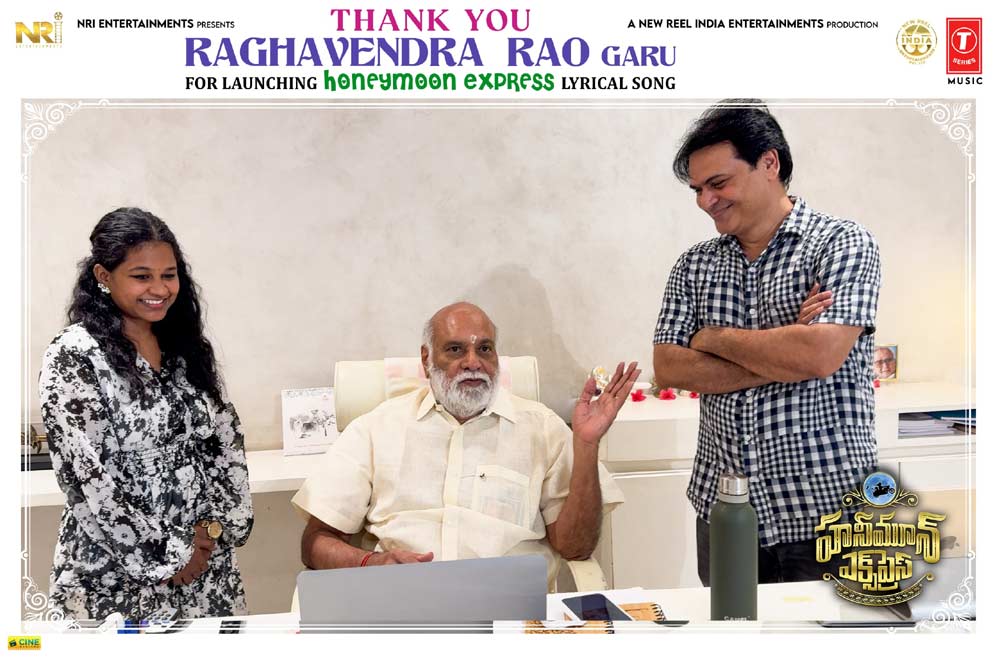 Maverick Director K. Raghavendra Rao launches HONEYMOON EXPRESS - title song