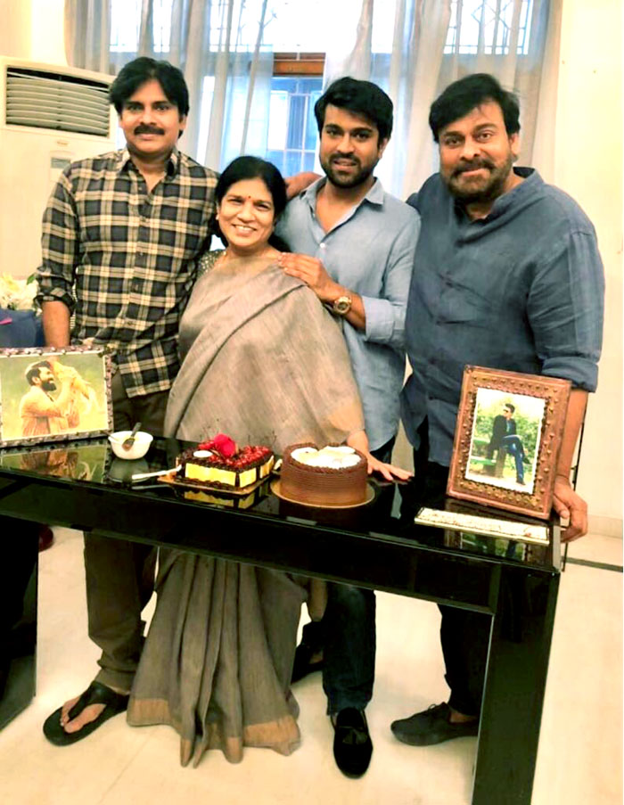 Mega Family Lunch On Charan Birthday