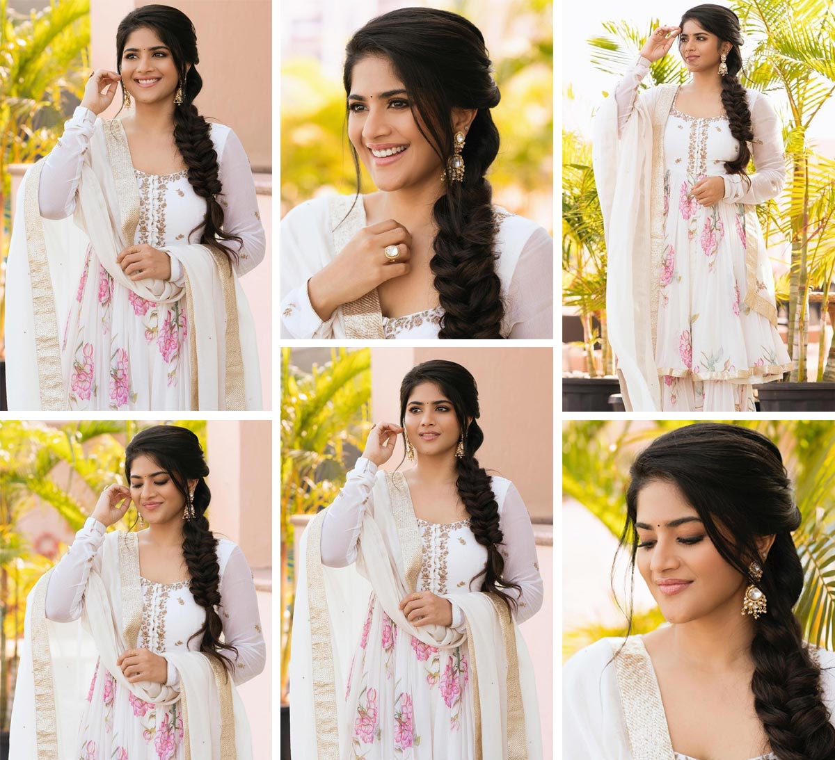 Megha Akash Wows In White