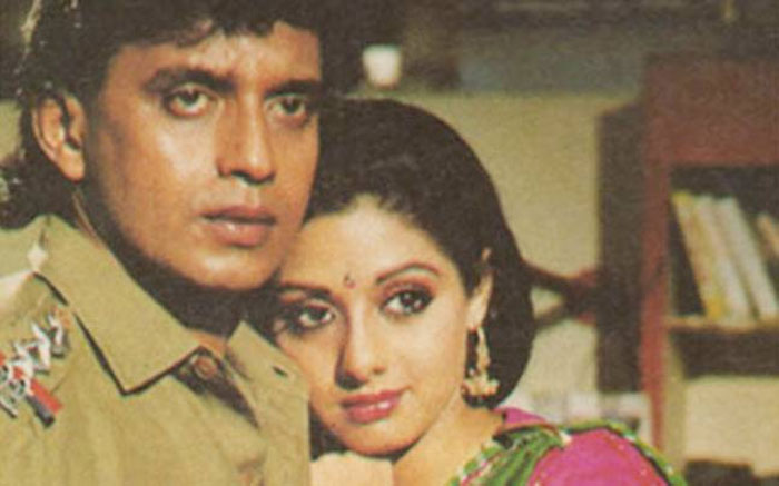 Mithun Chakraborthy and Sridevi