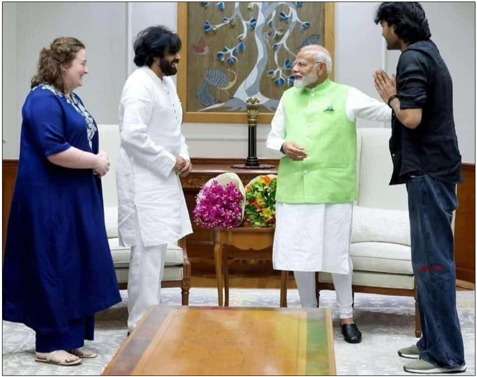 Modi Cracks Joke On Pawan Kalyan Son Akira