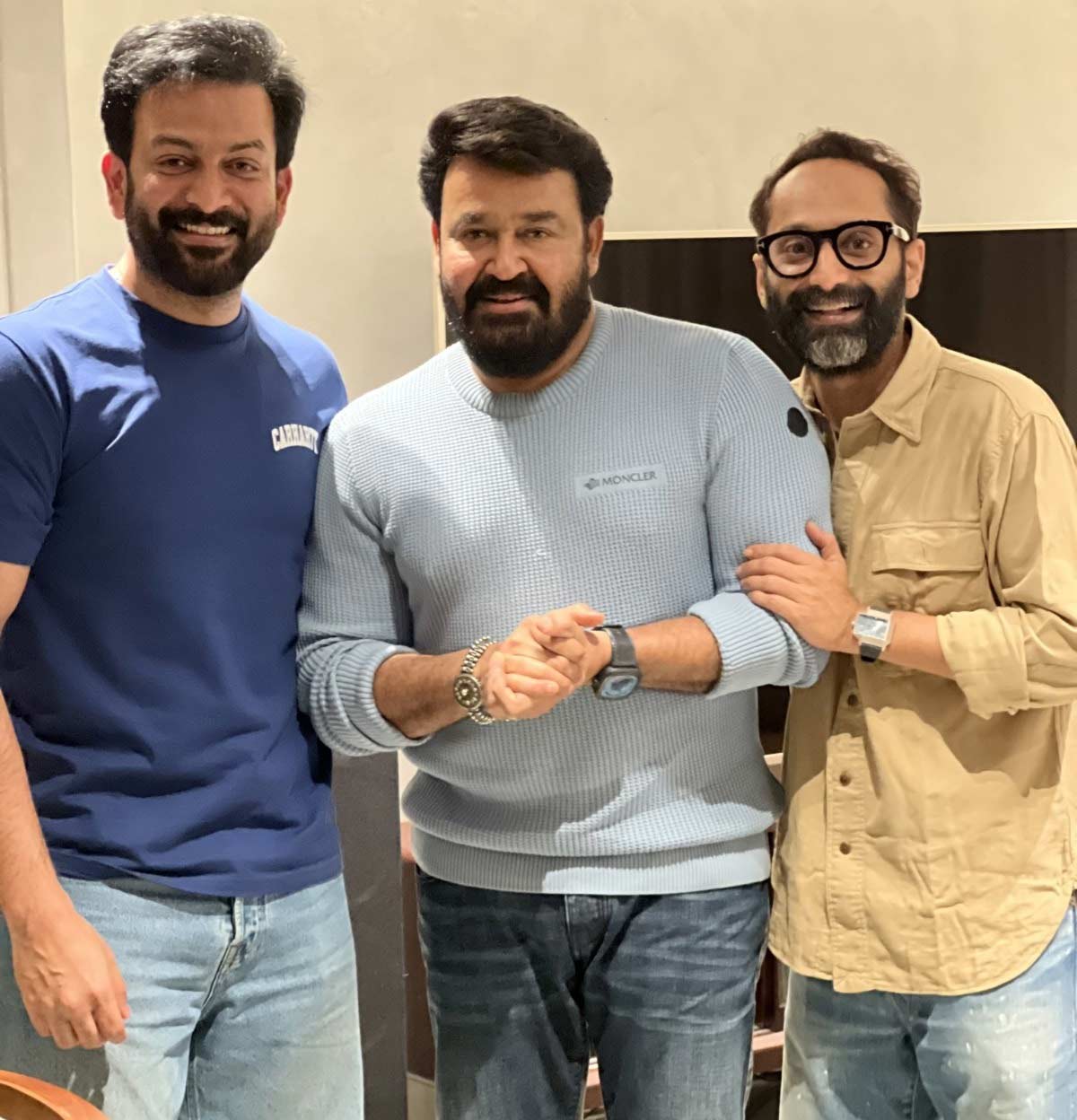 Mohanlal - Prithviraj Sukumaran- Fahadh Faasil