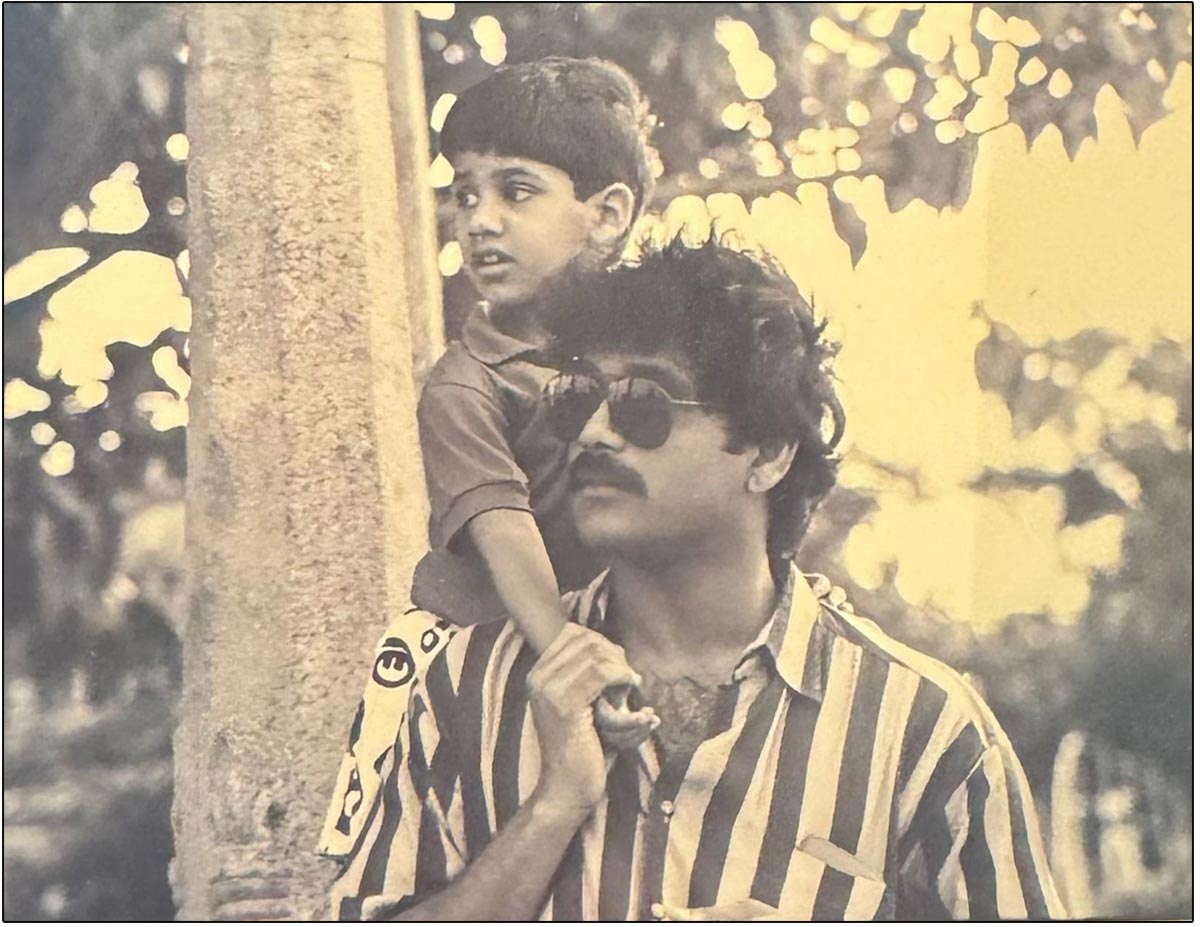 Naga Chaitanya captivates with his memorable pic with Nag on Fathers Day