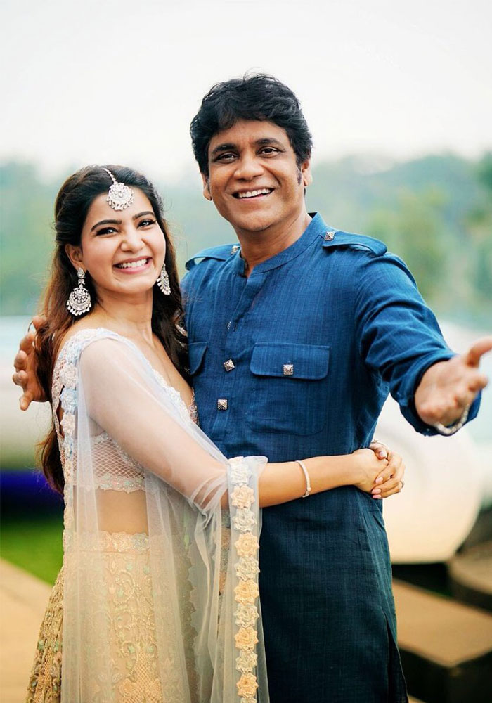 Nagarjuna Posts a Superb Pic with His Kodalu Samantha