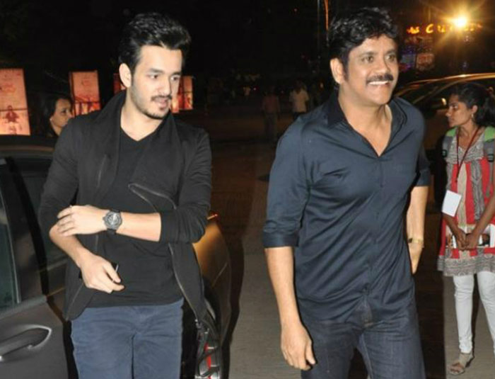 Nagarjuna Working Full Time for Akhil's Film?