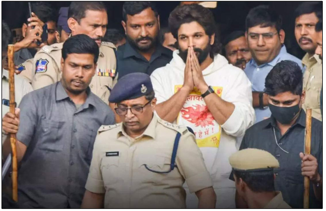 Nampally Court sent Allu Arjun to 14 days remand